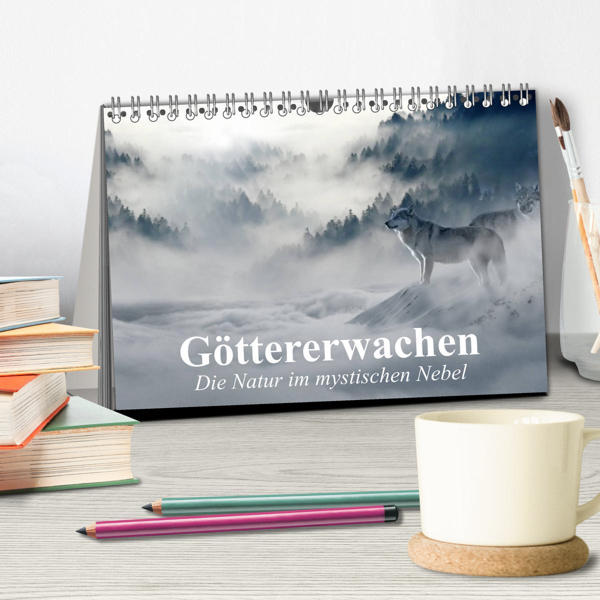 Bild: 9783435442898 | Göttererwachen. Die Natur im mystischen Nebel (Tischkalender 2025...