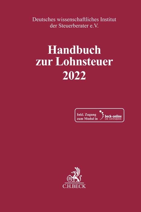 Cover: 9783406779466 | Handbuch zur Lohnsteuer 2022, m. 1 Buch, m. 1 Online-Zugang | e.V.