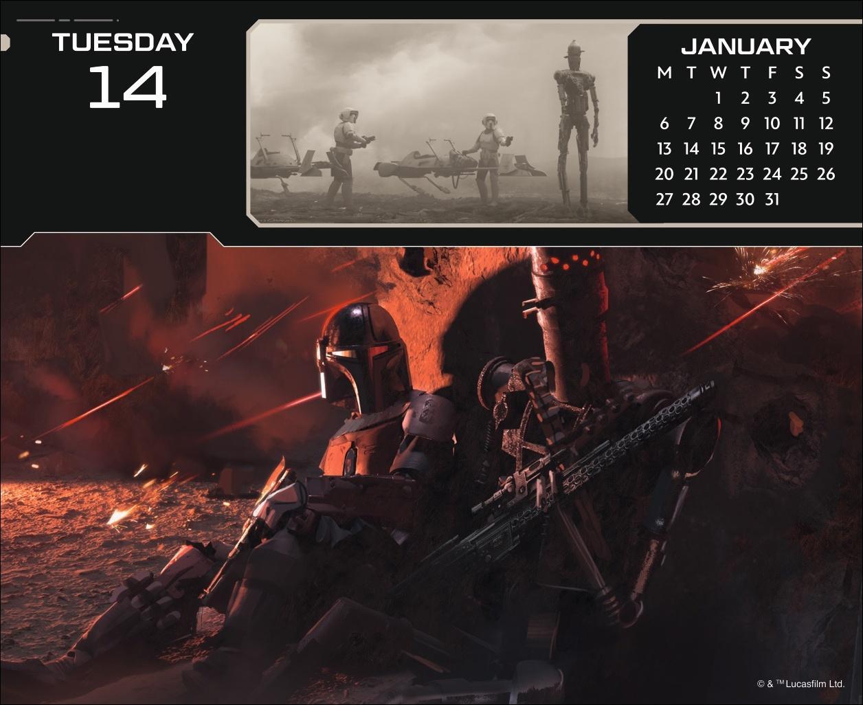 Bild: 9783840196874 | The Mandalorian The Child Tagesabreißkalender 2025 | Kalender | 320 S.