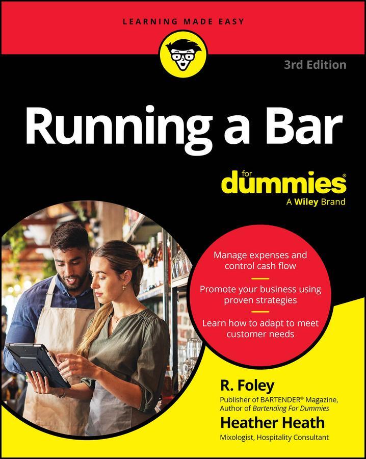 Cover: 9781394245789 | Running a Bar for Dummies | R. Foley (u. a.) | Taschenbuch | Englisch