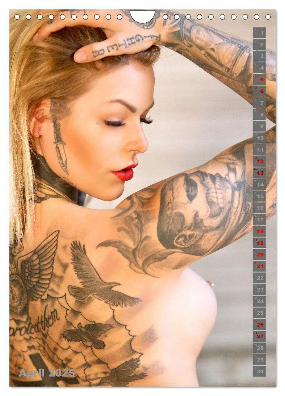 Bild: 9783435858484 | Beauty Tattoo Girls 2025 (Wandkalender 2025 DIN A4 hoch), CALVENDO...