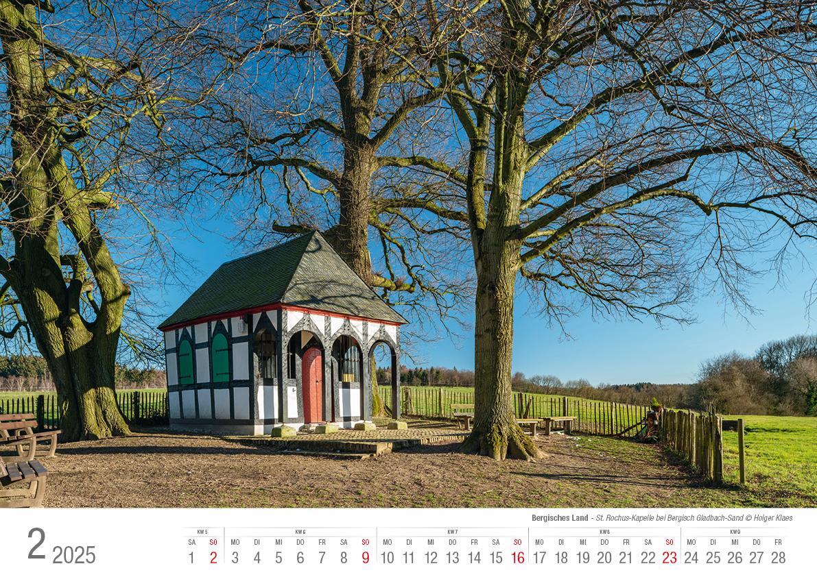 Bild: 9783965352209 | Bergisches Land 2025 Bildkalender A3 quer, spiralgebunden | Klaes