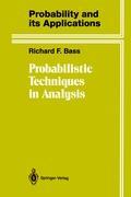 Cover: 9780387943879 | Probabilistic Techniques in Analysis | Richard F. Bass | Buch | xii