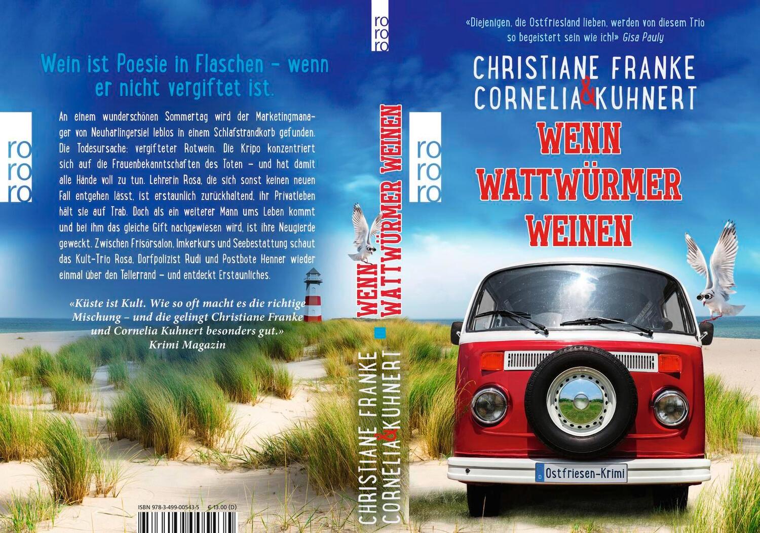 Rückseite: 9783499005435 | Wenn Wattwürmer weinen | Ein Ostfriesen-Krimi | Franke (u. a.) | Buch