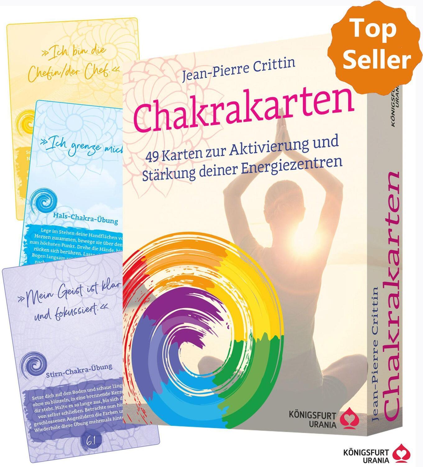 Cover: 9783868261981 | Chakrakarten | Jean-Pierre Crittin | Taschenbuch | 144 S. | Deutsch
