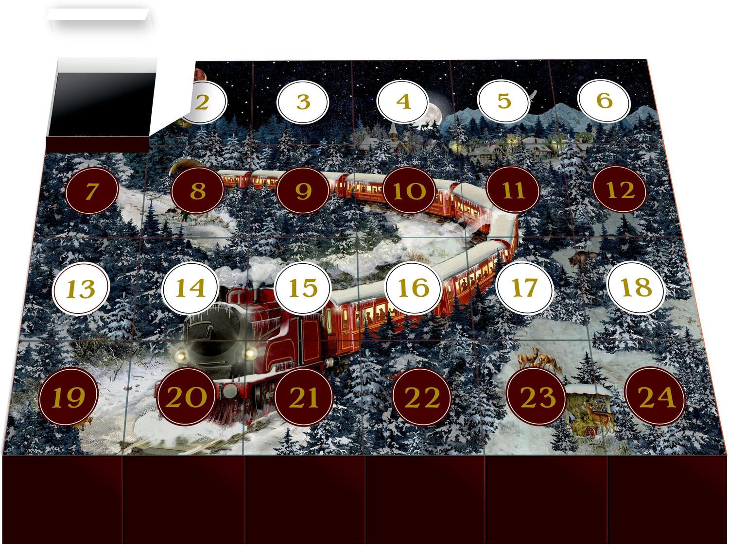 Bild: 4050003955506 | Puzzle-Adventskalender | Weihnachtsexpress | Barbara Behr | Kalender