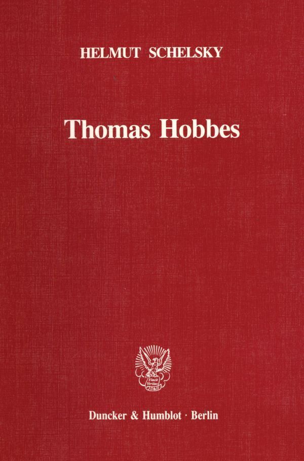 Cover: 9783428050123 | Thomas Hobbes - Eine politische Lehre. | Habilitationsschrift | Buch