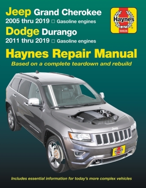 Cover: 9781620923788 | Jeep Grand Cherokee 2005 thru 2019 and Dodge Durango 2011 thru 2019