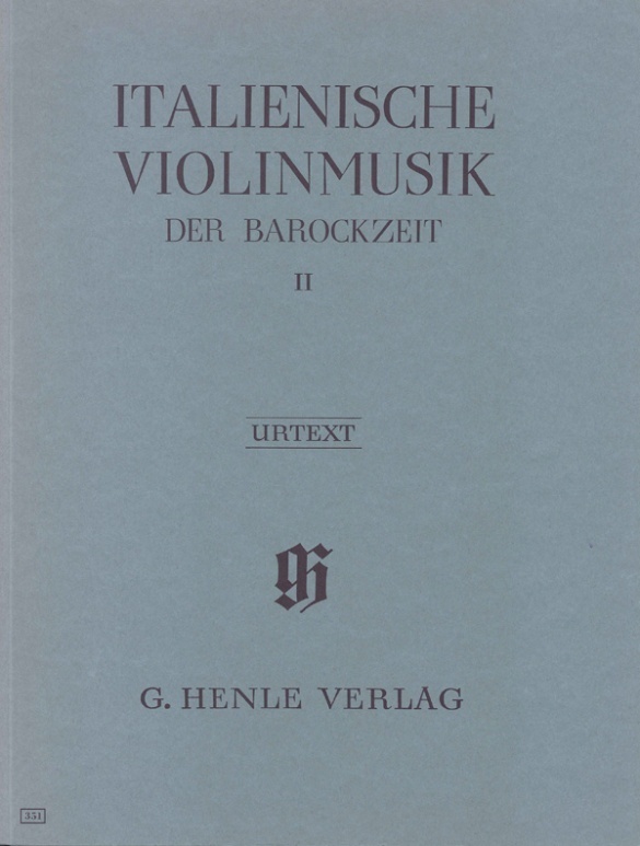 Cover: 9790201803517 | Italienische Violinmusik der Barockzeit - Band II. Band.2 | Brainard