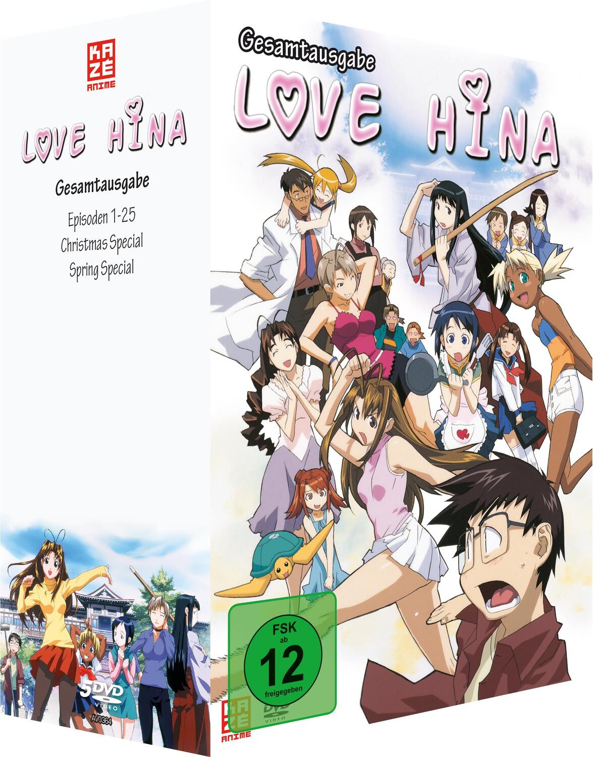 Cover: 7640105236657 | Love Hina | Gesamtausgabe | Ken Akamatsu (u. a.) | DVD | Deutsch