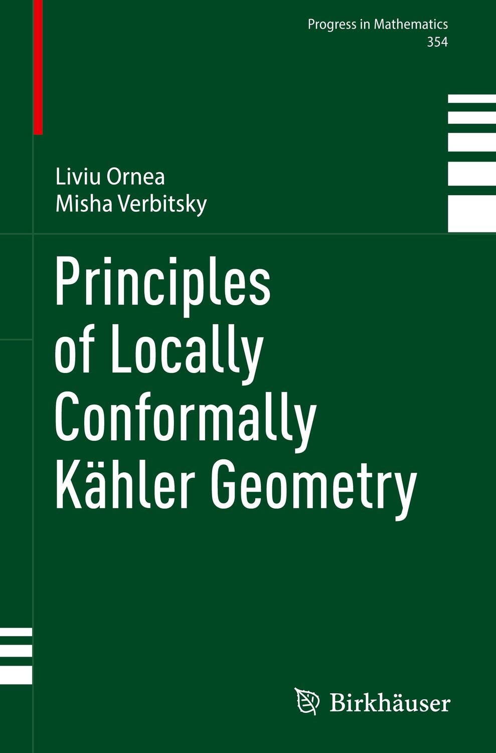 Cover: 9783031581199 | Principles of Locally Conformally Kähler Geometry | Verbitsky (u. a.)