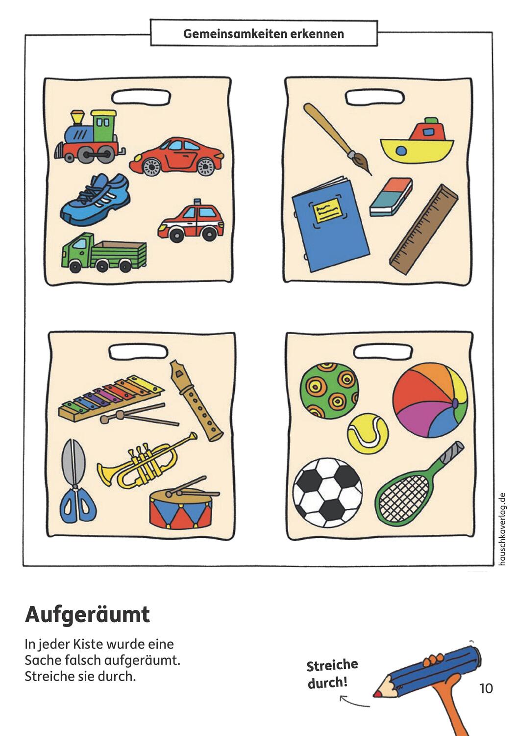 Bild: 9783881006194 | Kindergartenblock - Gemeinsamkeiten & Unterschiede ab 4 Jahre,...