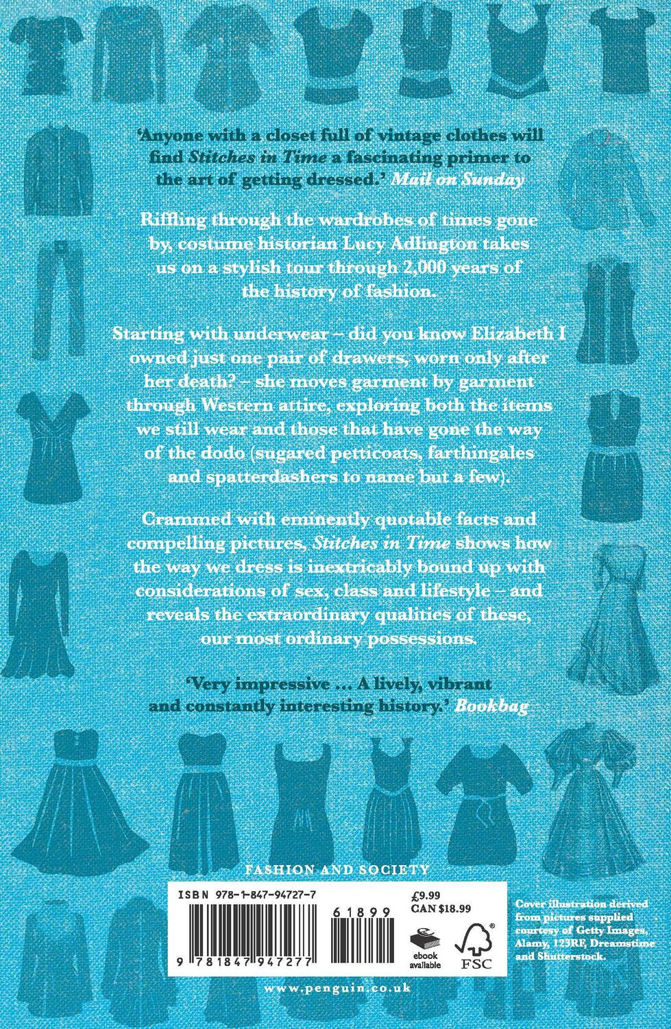 Rückseite: 9781847947277 | Stitches in Time | The Story of the Clothes We Wear | Lucy Adlington