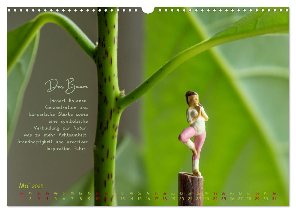 Bild: 9783457173091 | Yoga - Kleine Figur, große Wirkung (Wandkalender 2025 DIN A3 quer),...