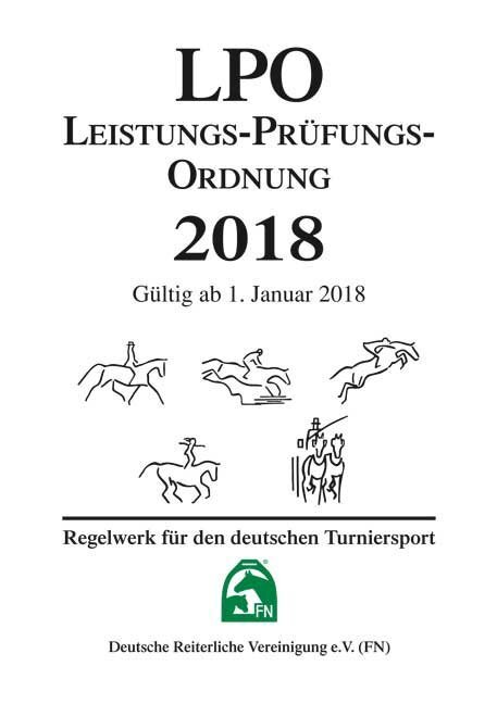 Cover: 9783885424222 | Leistungs-Prüfungs-Ordnung 2018 (LPO) | Stück | Loseblatt-Ausgabe
