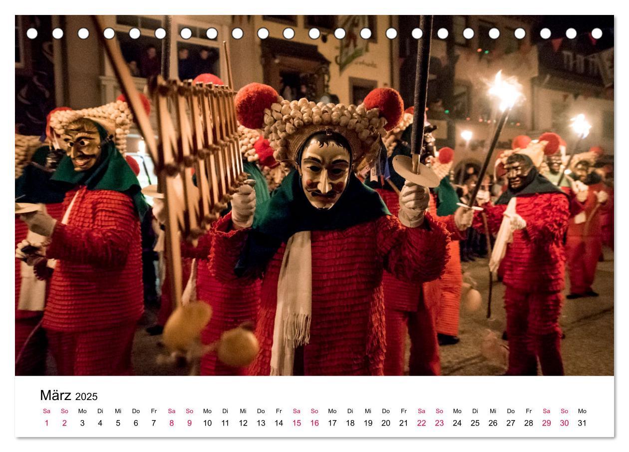 Bild: 9783435105052 | Die Elzacher Fastnacht (Tischkalender 2025 DIN A5 quer), CALVENDO...