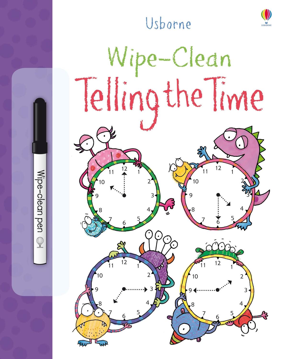 Cover: 9781409551737 | Wipe-clean Telling the Time | Jessica Greenwell | Taschenbuch | 24 S.