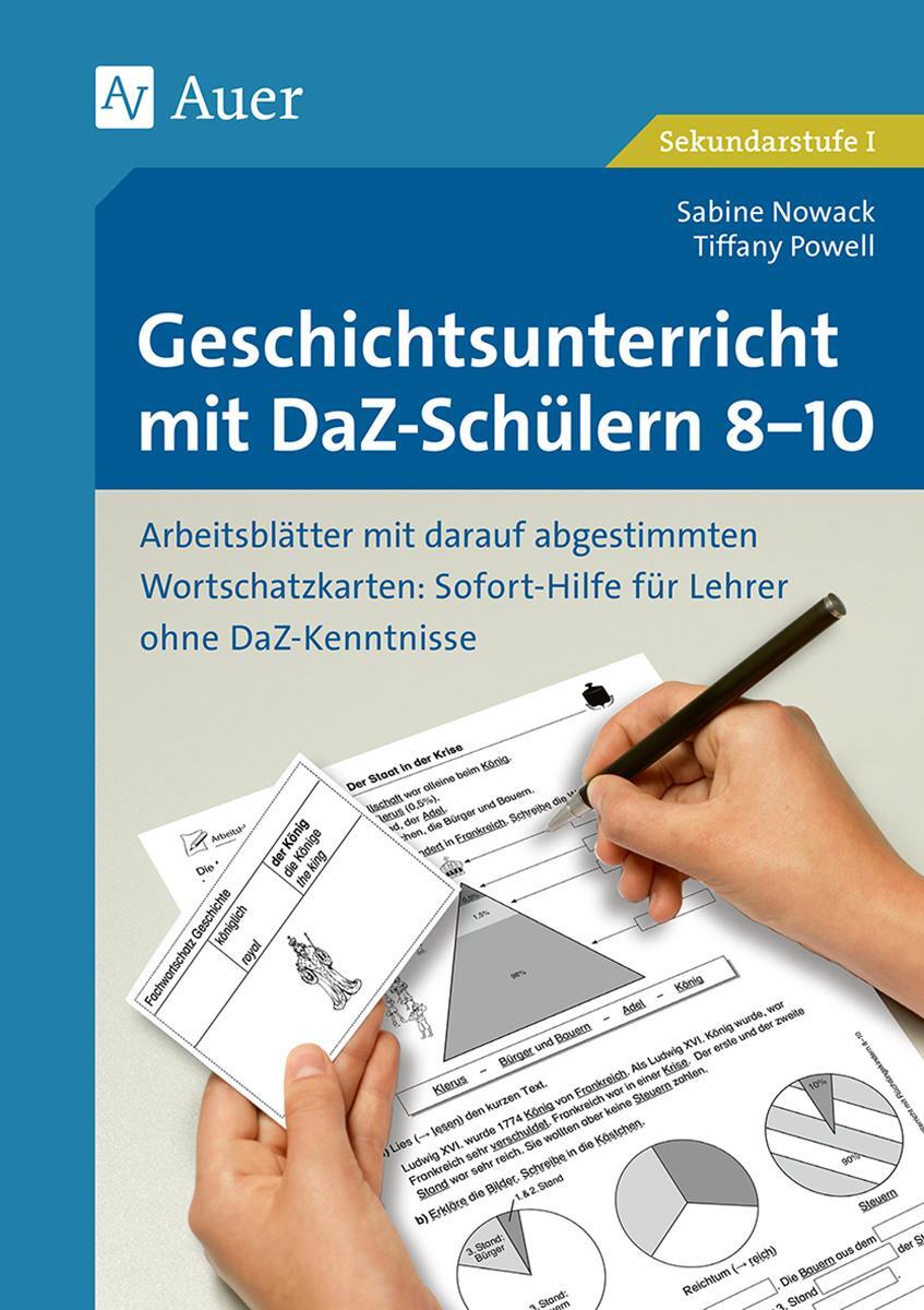 Cover: 9783403082118 | Geschichtsunterricht mit DaZ-Schülern 8-10 | Sabine Nowack (u. a.)