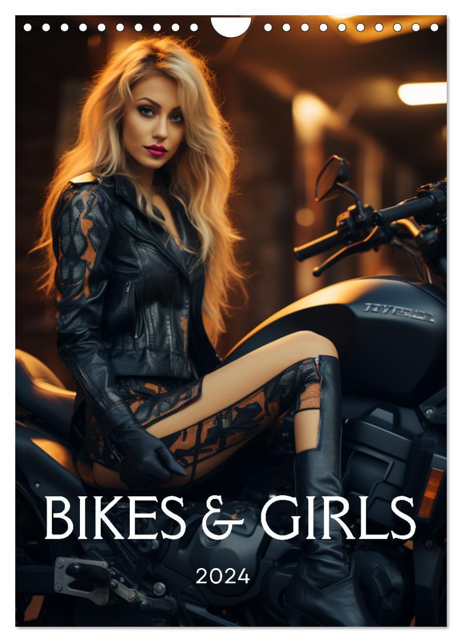 Cover: 9783383750830 | Bikes and Girls: Sexy Mädels auf heißen Mottorrädern (Wandkalender...