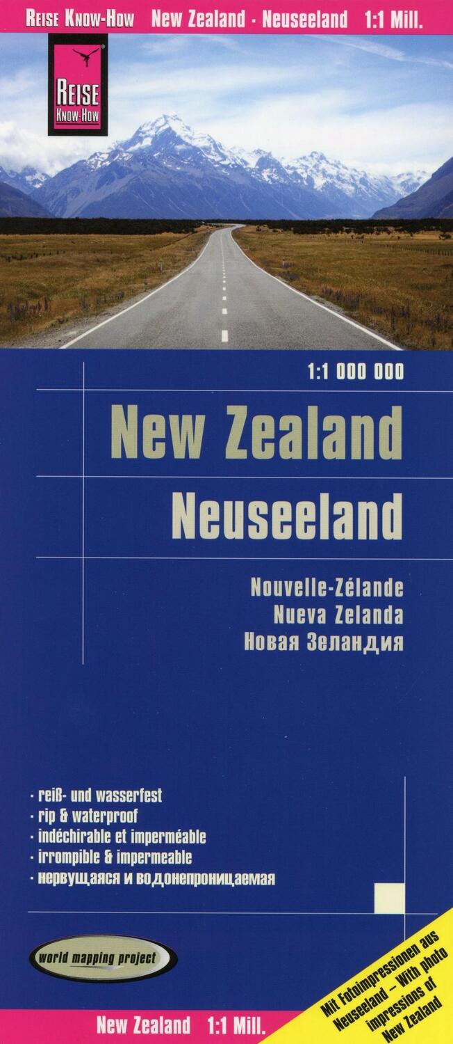 Cover: 9783831773152 | Reise Know-How Landkarte Neuseeland 1 : 1.000.000 | Rump | Deutsch