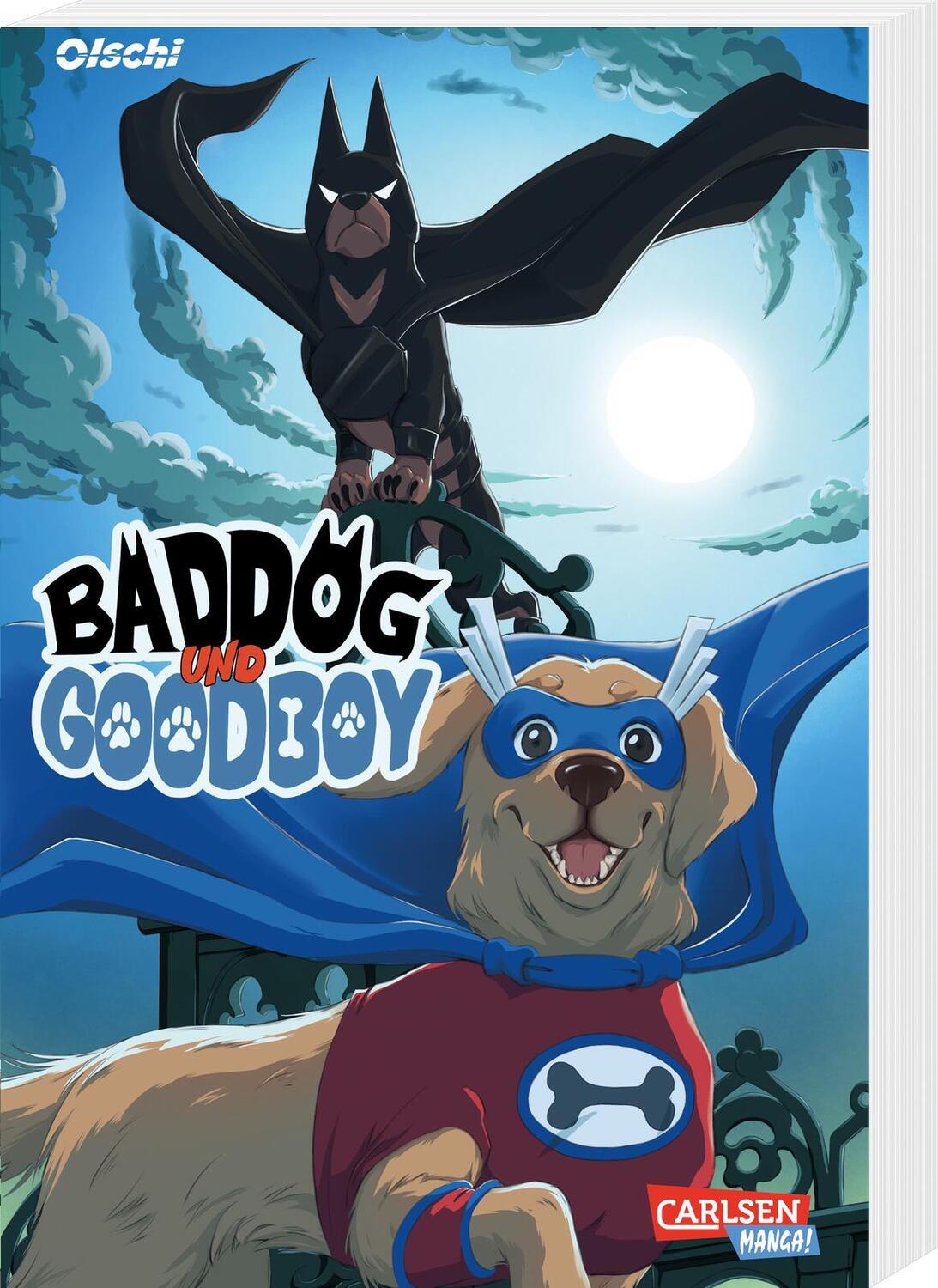 Cover: 9783551024688 | Baddog und Goodboy | Zwei Hunde kämpfen gegen das Böse! | Olschi