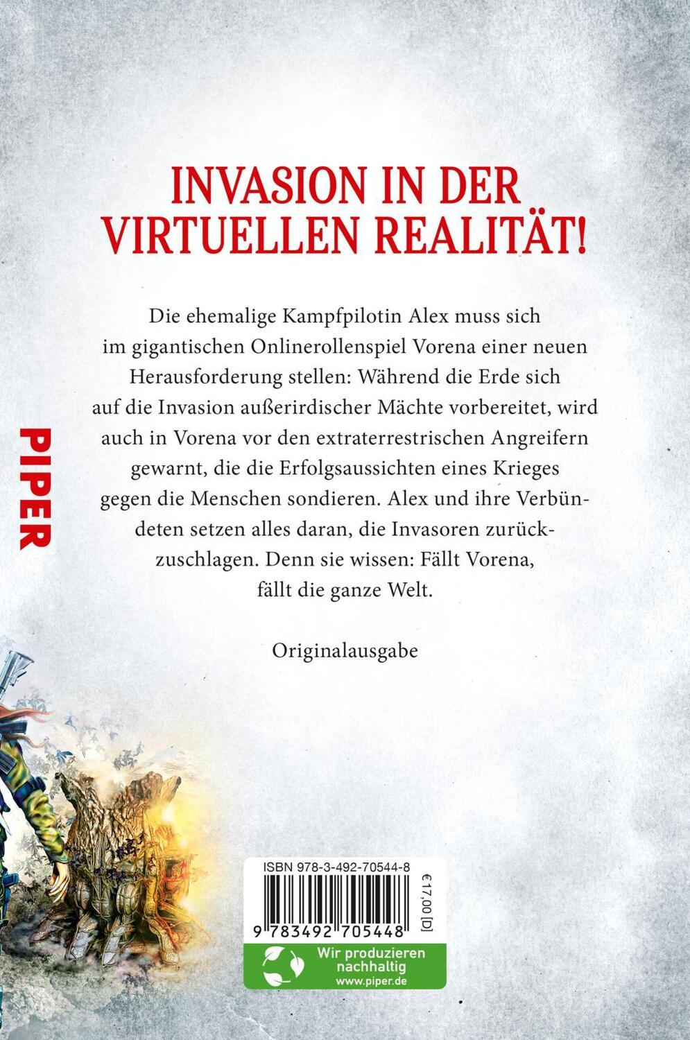 Rückseite: 9783492705448 | Invasion | Ein LitRPG-Roman | Richard Schwartz | Taschenbuch | 416 S.