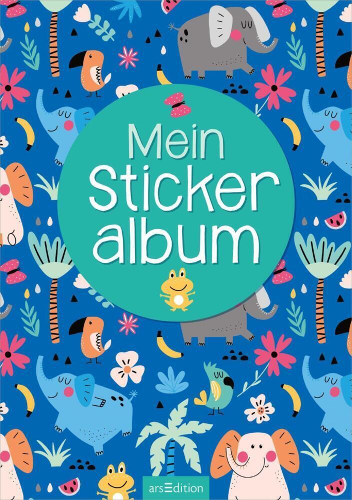 Bild: 4014489130901 | Mein Stickeralbum - Bunte Tiere | Stück | Softcover | 24 S. | Deutsch