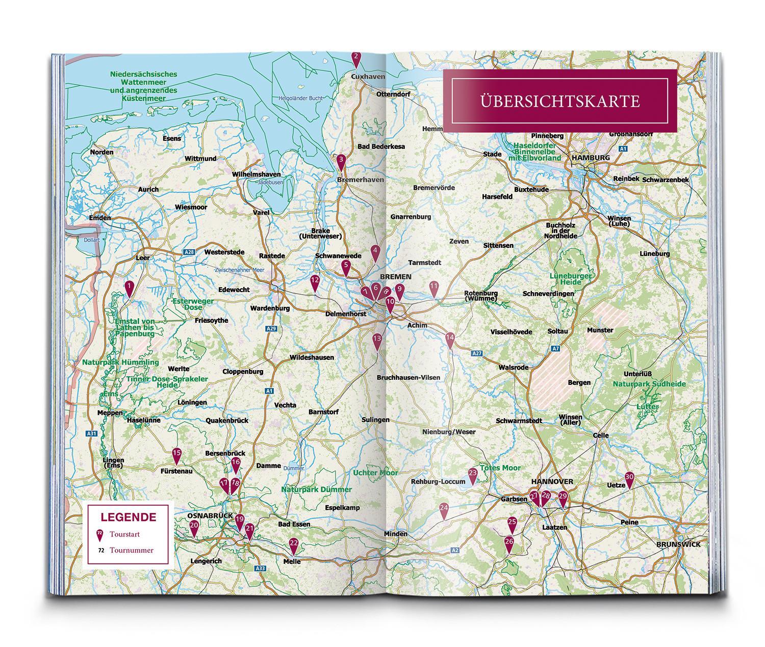 Bild: 9783991541295 | KOMPASS Fahrradlust Niedersachsen | Taschenbuch | 272 S. | Deutsch