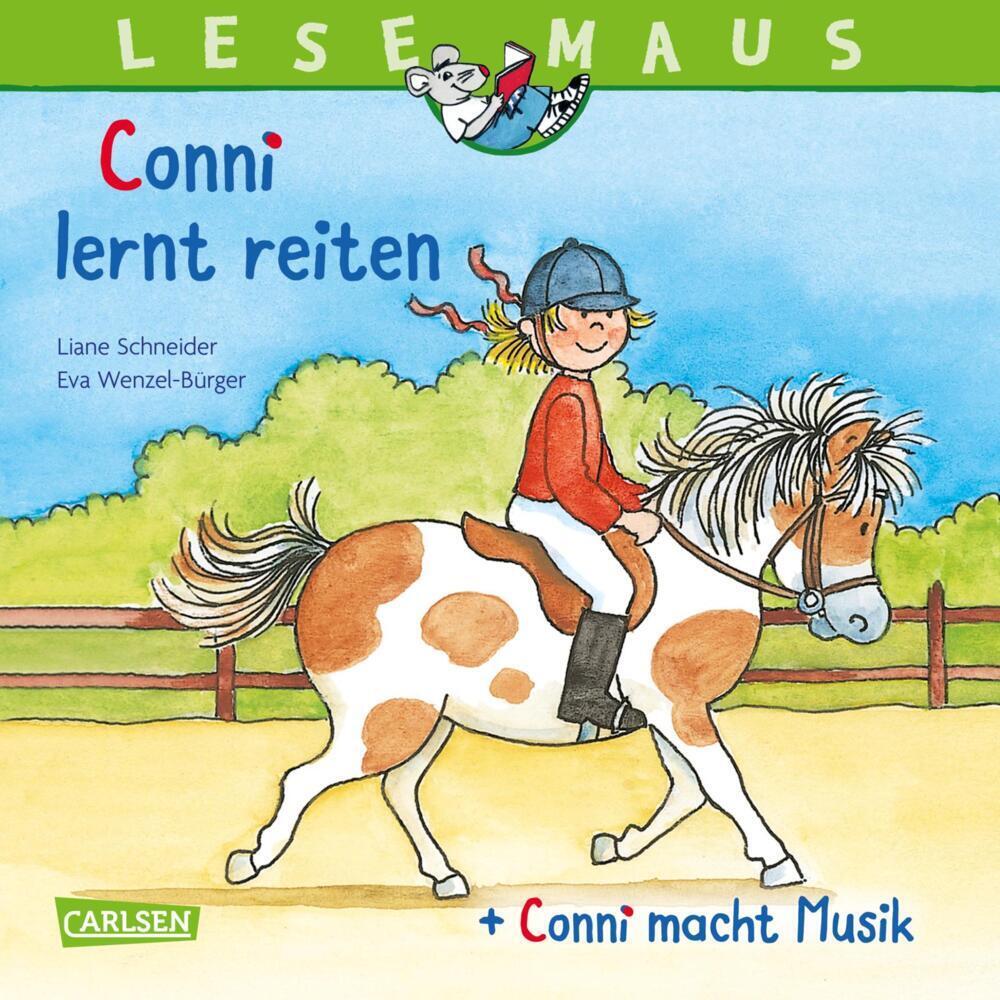 Cover: 9783551080868 | LESEMAUS 206: "Conni lernt reiten" + "Conni macht Musik" Conni...