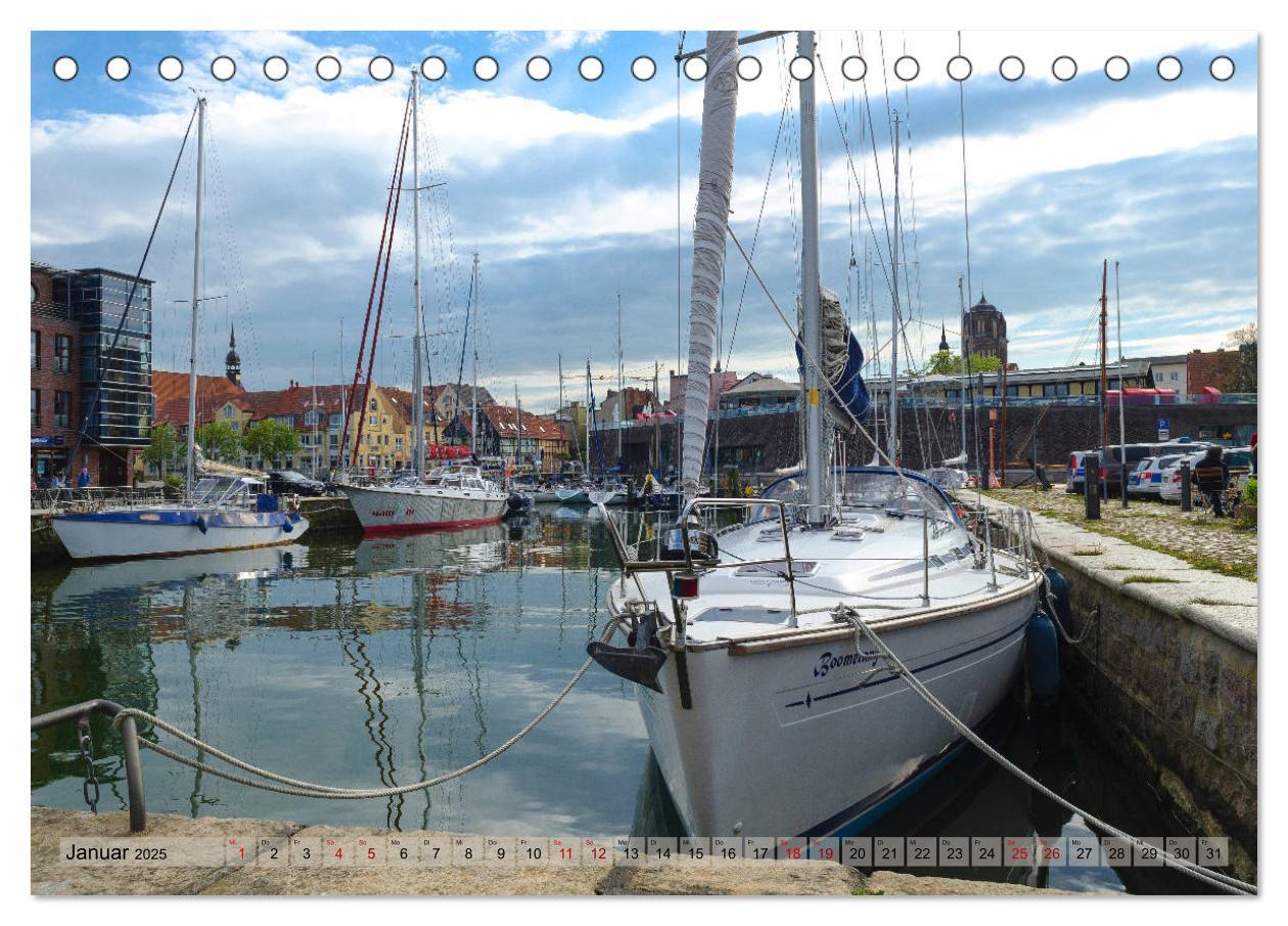 Bild: 9783435369973 | Ein Bummel durch die Hansestadt Stralsund (Tischkalender 2025 DIN...