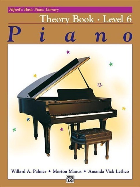 Cover: 9780739009673 | Alfred's Basic Piano Library Theory Book 6 | Willard Palmer (u. a.)
