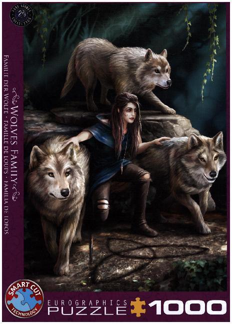 Cover: 628136654760 | Familie der Wölfe (Puzzle) | Anne Stokes | Spiel | In Spielebox | 2020
