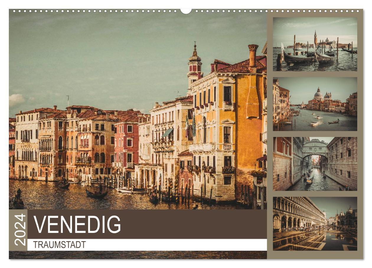 Cover: 9783383319600 | Traumstadt Venedig (Wandkalender 2024 DIN A2 quer), CALVENDO...