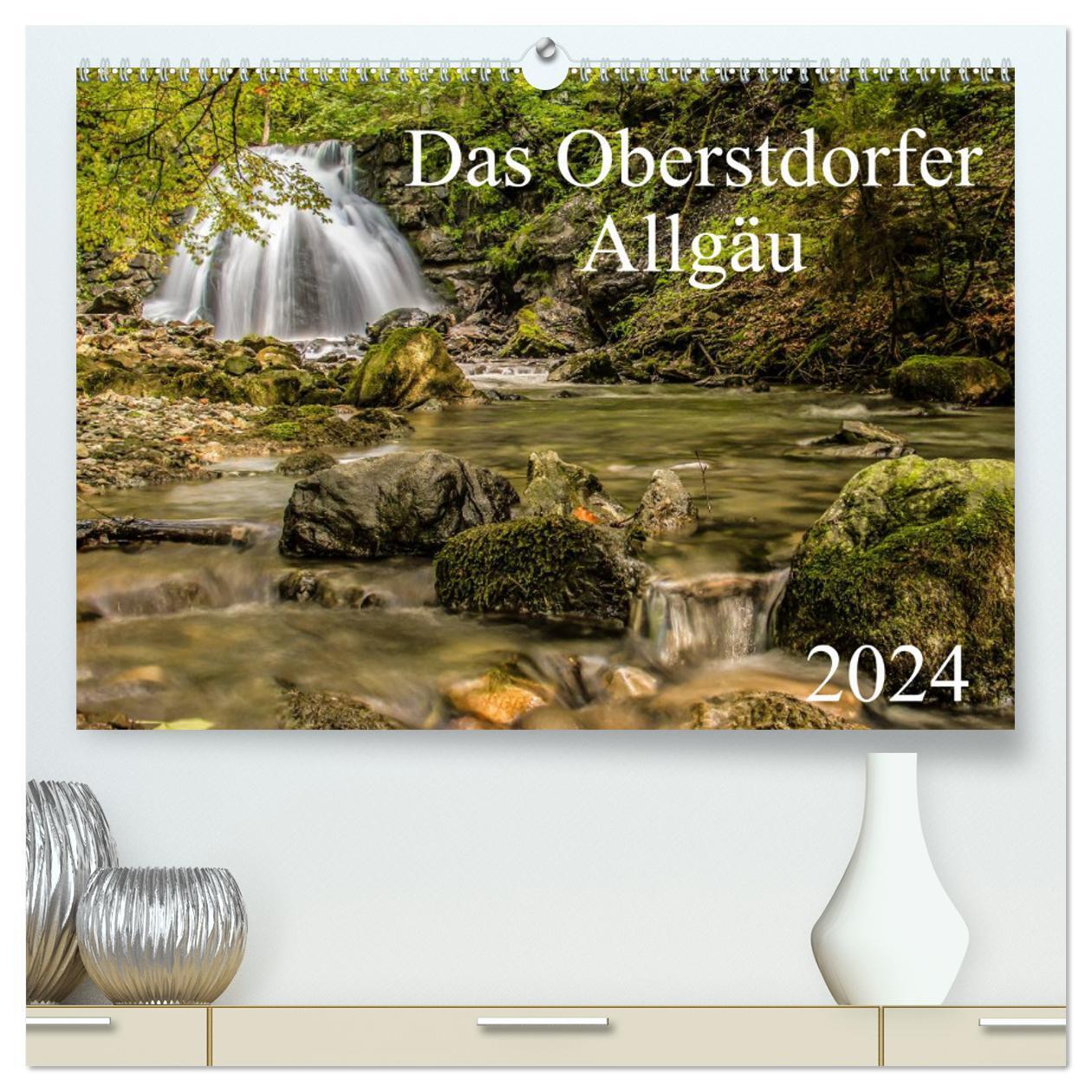 Cover: 9783383497490 | Das Oberstdorfer Allgäu (hochwertiger Premium Wandkalender 2024 DIN...