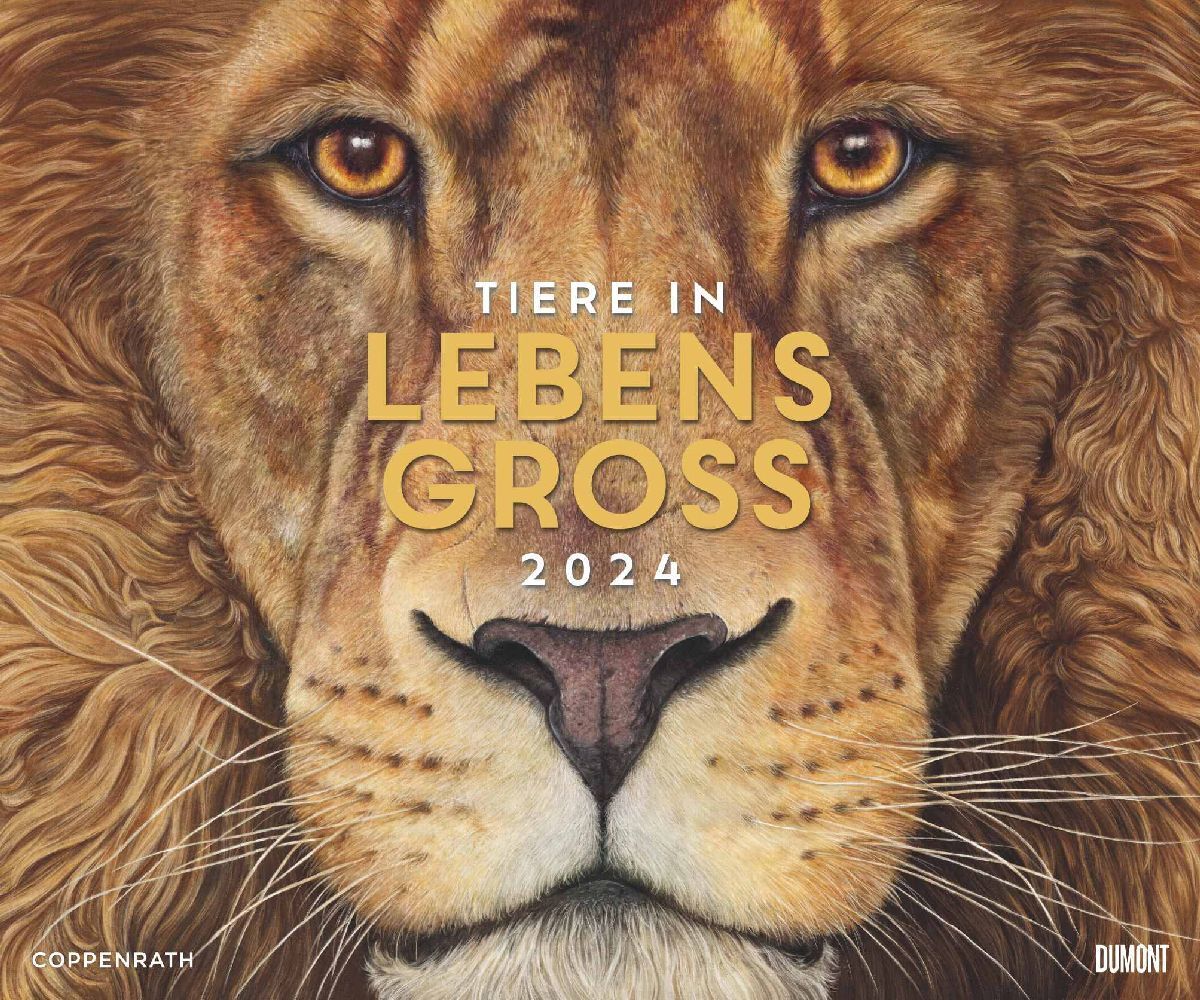 Cover: 4250809652139 | Tiere in Lebensgroß 2024 - naturgetreue Tierillustrationen -...