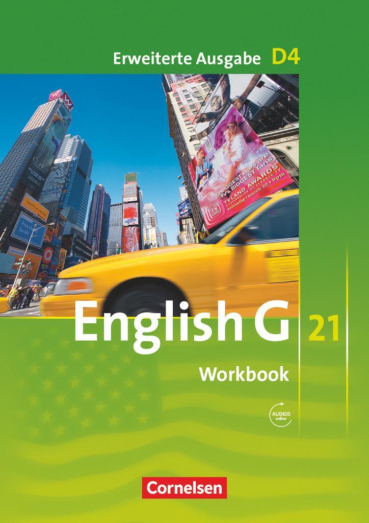 Cover: 9783060312481 | English G 21. Erweiterte Ausgabe D 4. Workbook mit Audios online