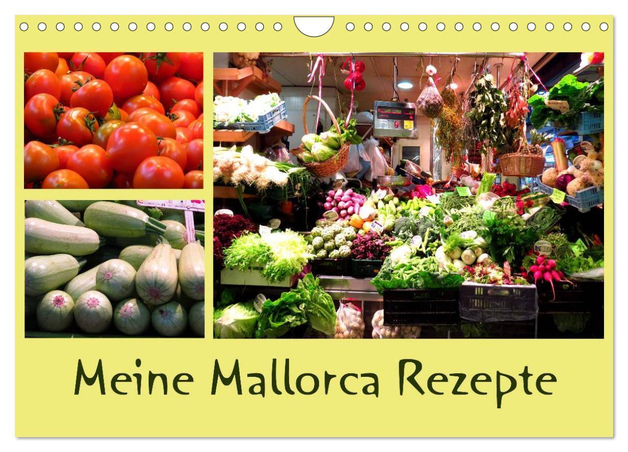 Cover: 9783383605970 | Meine Mallorca Rezepte (Wandkalender 2024 DIN A4 quer), CALVENDO...