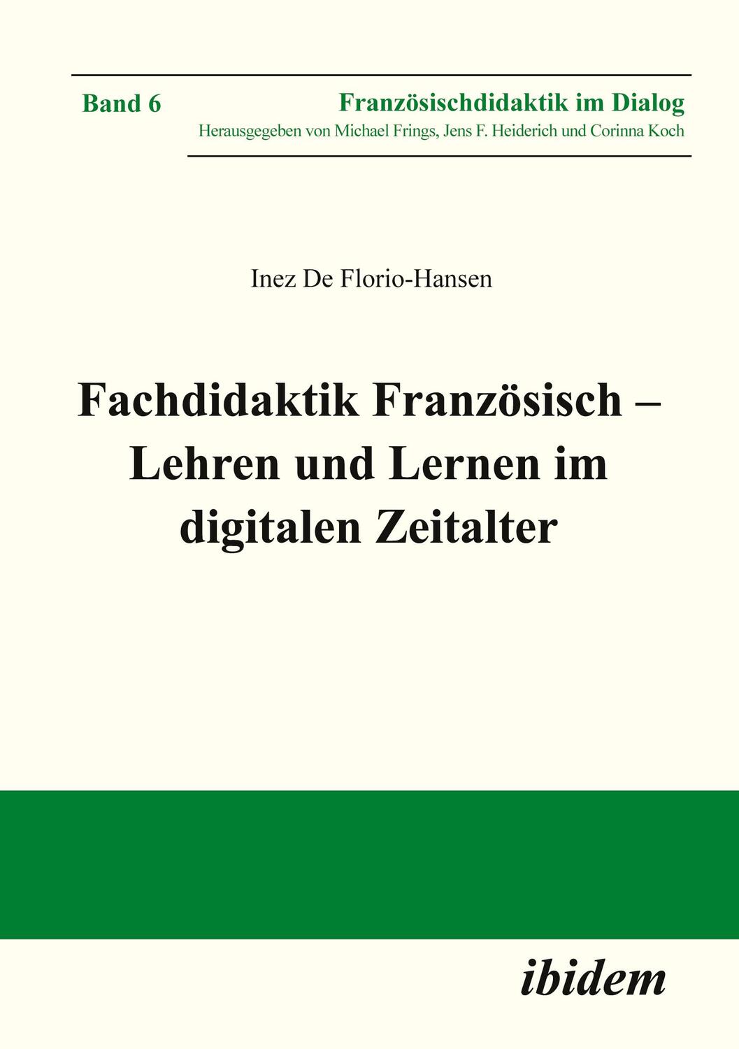 Cover: 9783838212906 | Fachdidaktik Französisch - Lehren und Lernen im digitalen Zeitalter