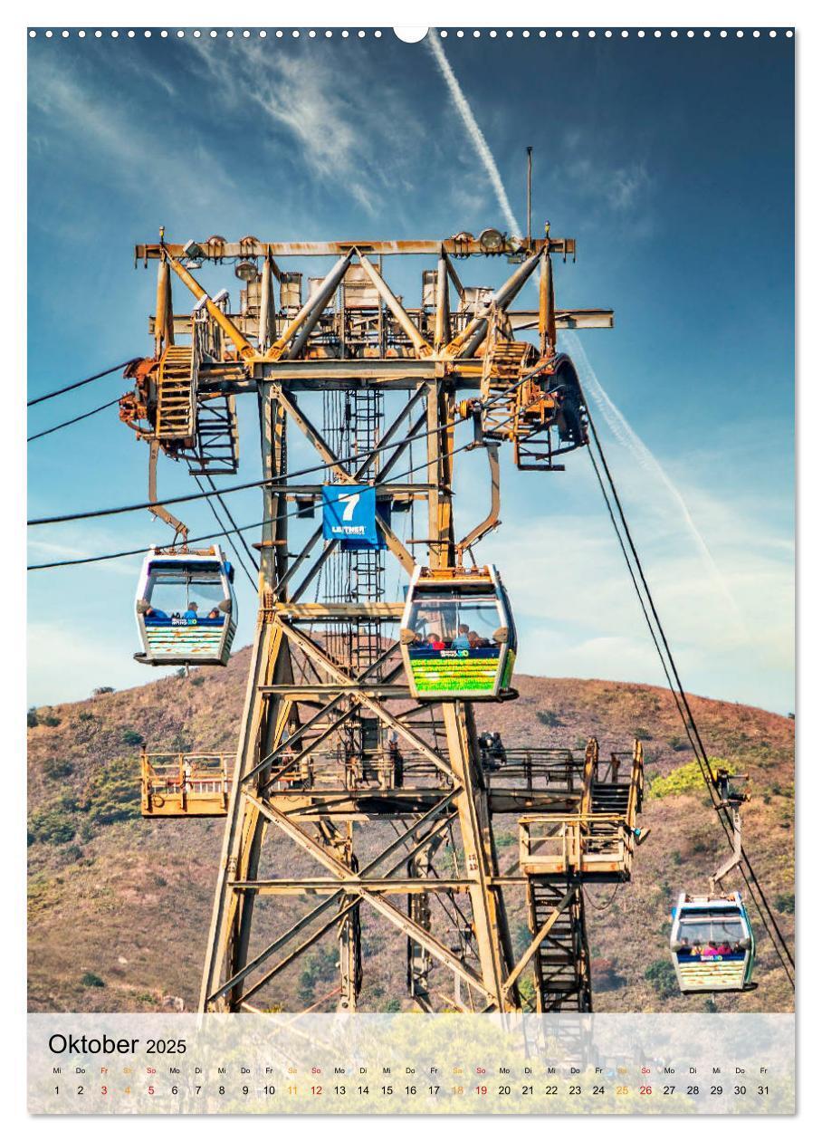 Bild: 9783435945061 | Nervenkitzel Seilbahn (Wandkalender 2025 DIN A2 hoch), CALVENDO...