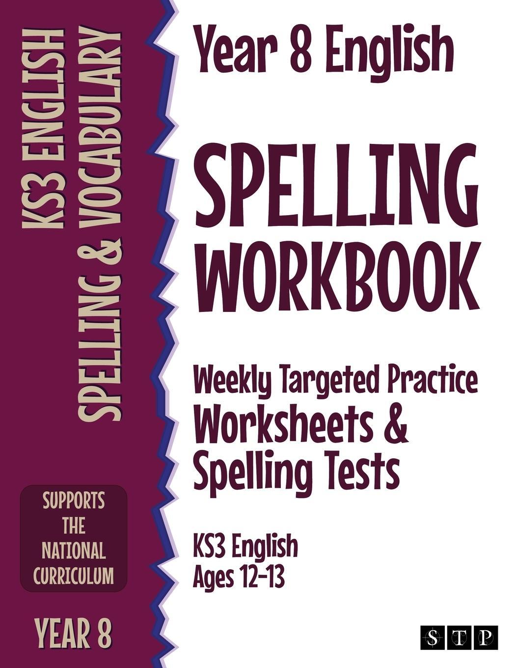 Cover: 9781912956425 | Year 8 English Spelling Workbook | Stp Books | Taschenbuch | Paperback