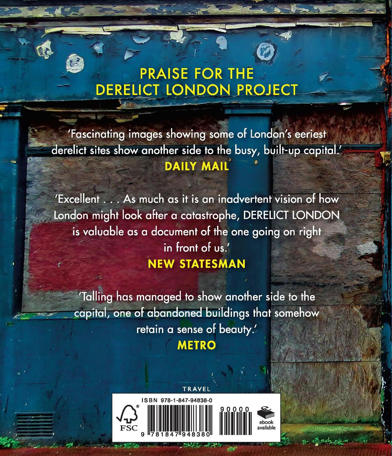 Rückseite: 9781847948380 | Derelict London: All New Edition | Paul Talling | Taschenbuch | 2019