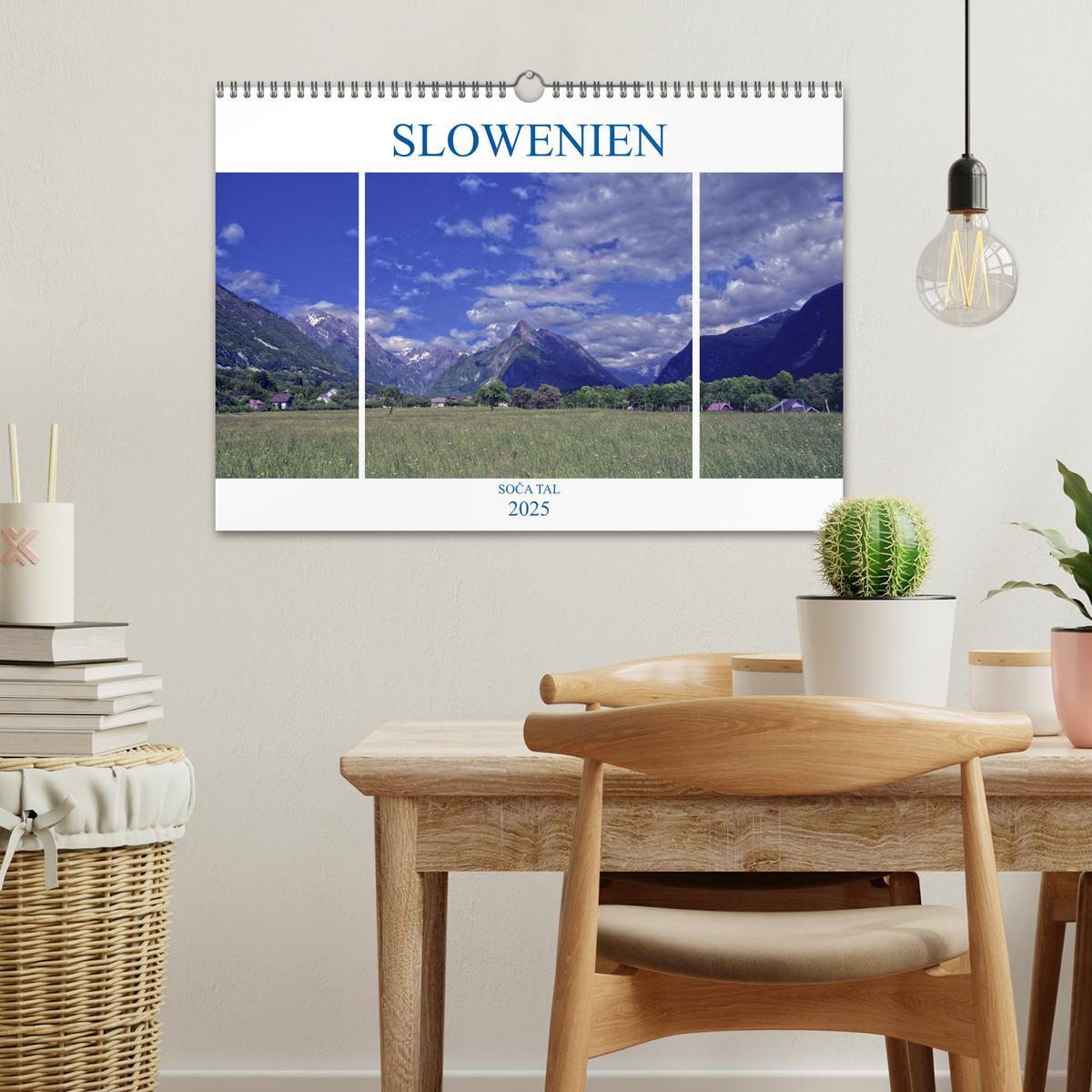 Bild: 9783435439737 | Slowenien - Soca Tal (Wandkalender 2025 DIN A3 quer), CALVENDO...