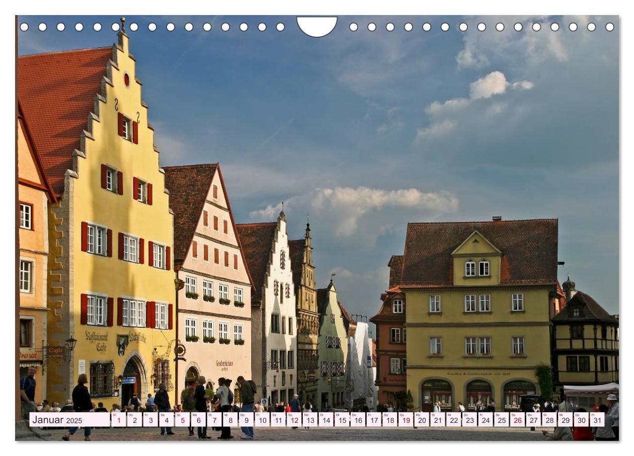 Bild: 9783435610778 | Romantisches Rothenburg ob der Tauber (Wandkalender 2025 DIN A4...