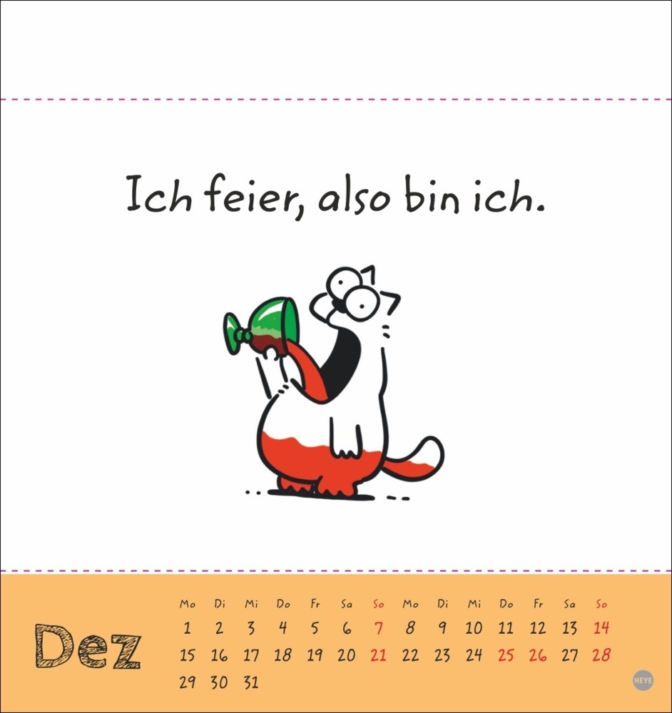 Bild: 9783756406951 | Catzz Postkartenkalender 2025 | Alexander Holzach | Kalender | 13 S.