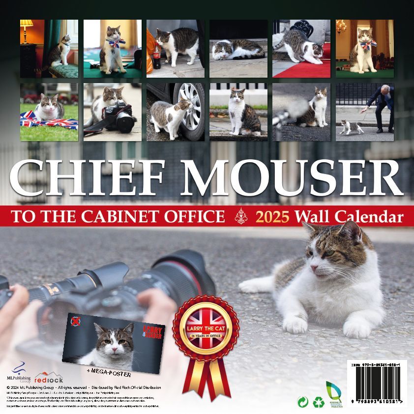 Bild: 9798893610581 | Larry The Cat 2025 | Chief Mouser to the Cabinet Office | Kalender