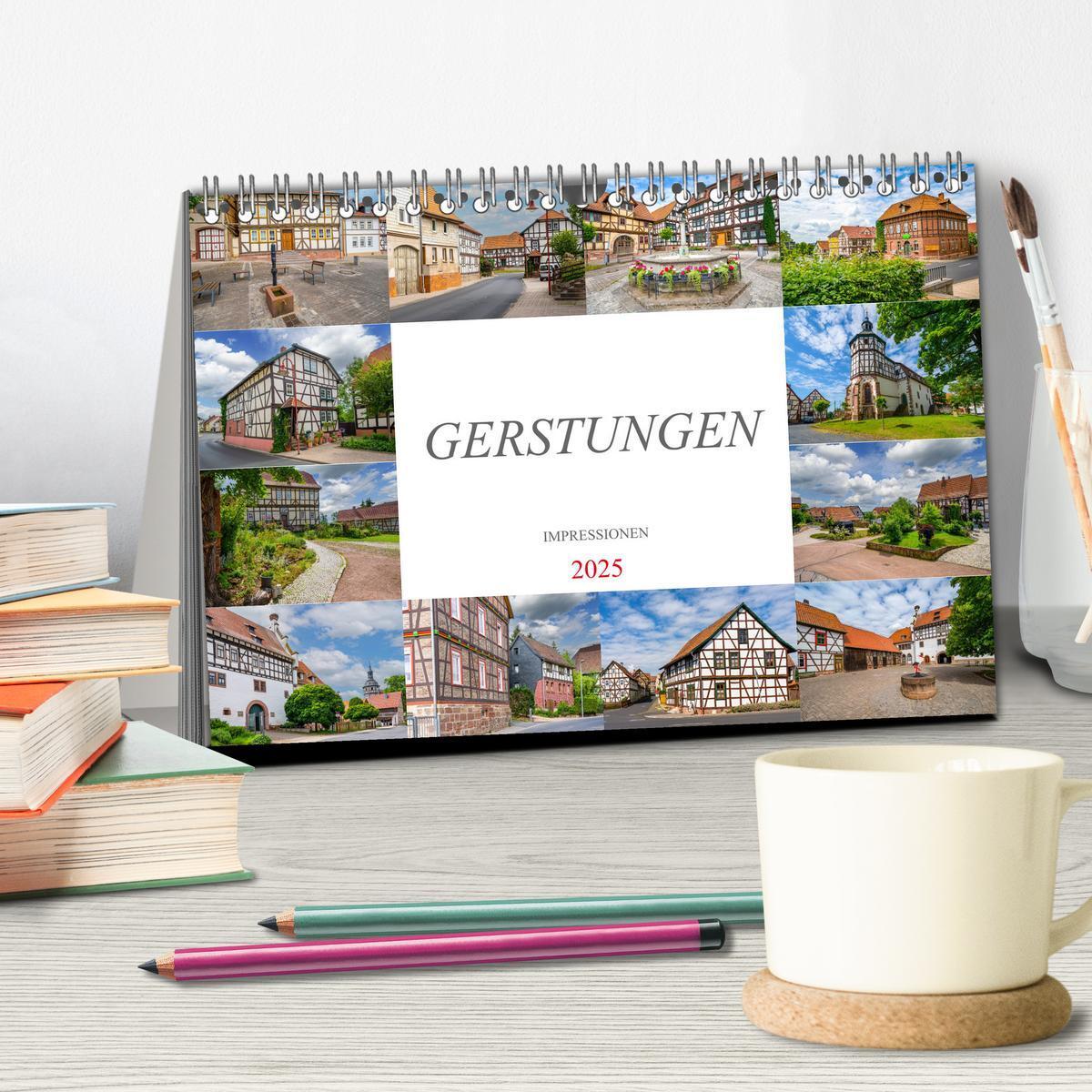 Bild: 9783383901652 | Gerstungen Impressionen (Tischkalender 2025 DIN A5 quer), CALVENDO...