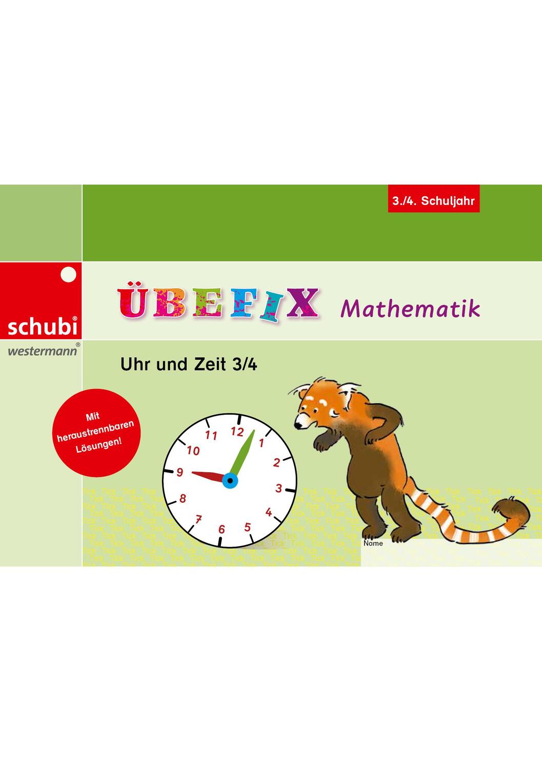 Cover: 9783867236829 | Übefix Mathematik Uhrzeit 2 (AT) | Taschenbuch | 48 S. | Deutsch