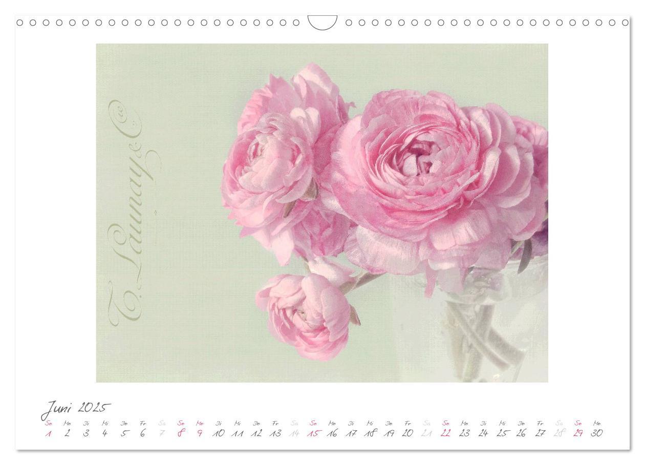 Bild: 9783435787807 | Vintage Flowers (Wandkalender 2025 DIN A3 quer), CALVENDO...