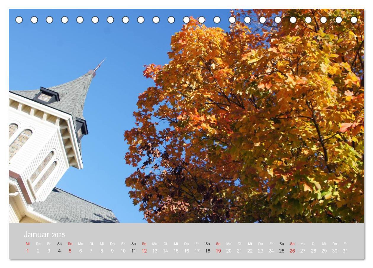 Bild: 9783435682812 | Indian Summer in New England (Tischkalender 2025 DIN A5 quer),...