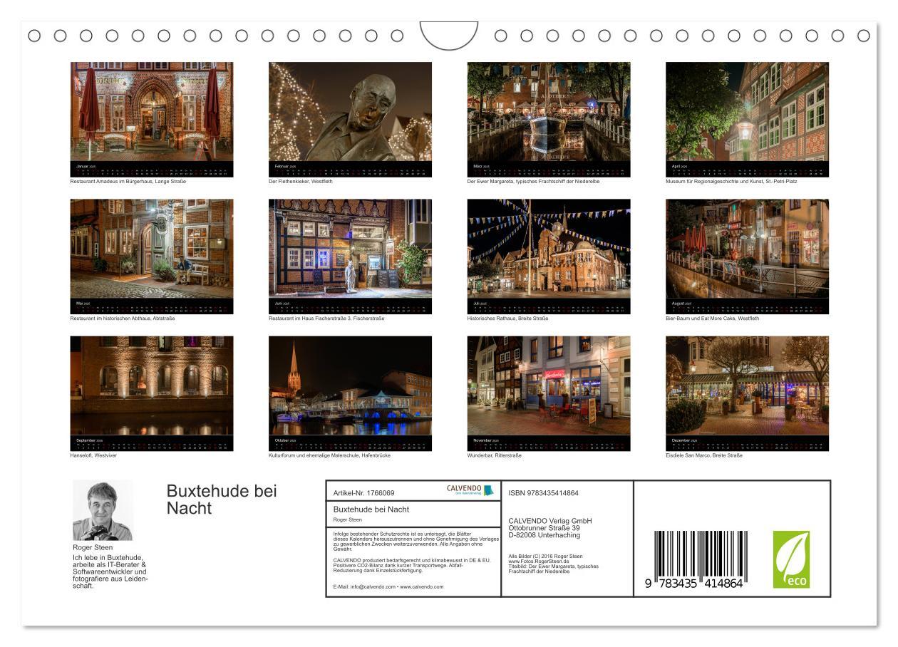 Bild: 9783435414864 | Buxtehude bei Nacht (Wandkalender 2025 DIN A4 quer), CALVENDO...